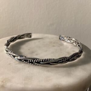 Cuff bracelet braid detailing unisex